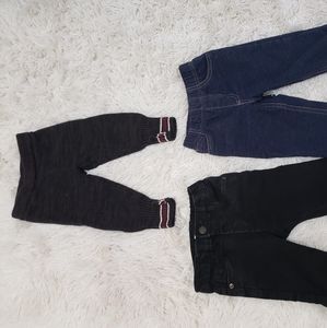 2 jeans and 1 regular pants